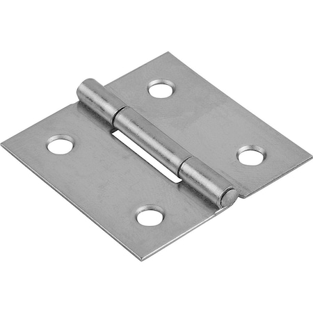 Kipp Hinge Form:A 40X40, Stainless Steel Bright, A1=8, 5, A2=8, 5 K1082.104201212